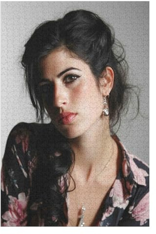 Puzzle 1000 Teile für Erwachsene Amy Winehouse Puzzles für Erwachsene Lernspiel Herausforderungsspielzeug-26x38cm