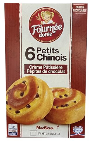 La Fournee Doree Petit Chinois Pépites de Chocolat 6 Pièces 300/Boite - Livraison Gratuite France (3 boites)