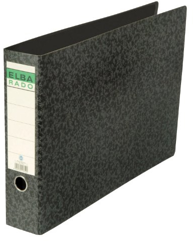 ELBA Ordner Rado Hartpappe, DIN A3 quer, 5,5 cm Rückenbreite, schwarz