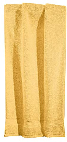 Erwin Müller Duschtuch Friedrichshafen 100% Baumwolle gelb Größe 70x140 cm - Premium-Qualität, unvergleichlich saugfähig, hautsympatisch, formstabil (weitere Farben)