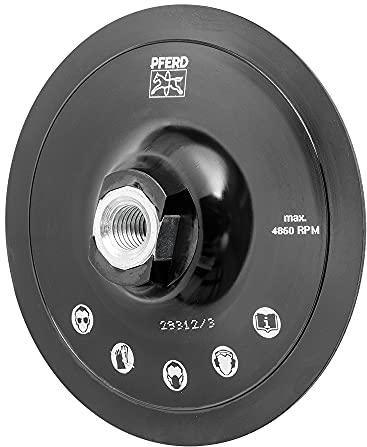 PFERD Stützteller für Klettronden KRH | Ø125mm Gewinde M14 | 42710254 – für Winkelschleifer