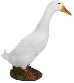 Vivid Arts Size B Real Life White Standing Duck