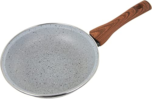 VITRINOR Magefesa Mármol - Sartén 28cm de Acero vitrificado Exterior Gris Moteado Antiadherente bicapa Reforzado Granito, aptas para Todo Tipo de cocinas, Especial inducción 50% de Ahorro energético