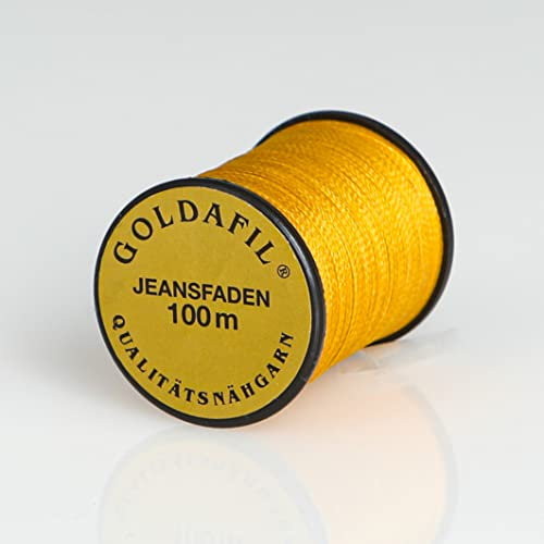 Jeansfaden GOLDAFIL Qualitätsgarn 100m jeansgelb