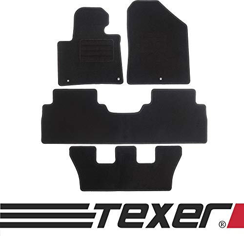 TEXER Textil Fußmatten Passend für Kia Sorento III Bj. 2015- Basic