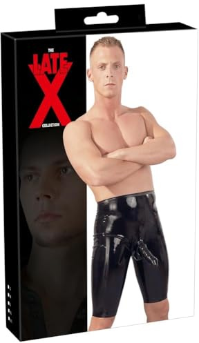 LATE X Herren-Latex-Radhose, Medium