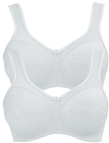 Anita Damen BH (Ohne Bügel) 5427 Entlastungs-BH Jana | Dreigeteilte Cups, weich gepolsterte Komfortträger, funktionelle Rückenform, angenehmes Hautgefühl