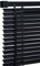 My Home Store PVC window Venetian Blind Blinds Easy Fit Trimmable Fittings Window Treatment Shutter Twist Open Close (Black-PVC, 165cm wide (64.96) x 213cm Drop)