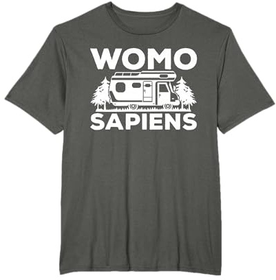 Lustiges Wohnmobil Womo Sapiens Camper & Camping Urlaub T-Shirt