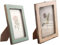 Bilderrahmen Retro Holz, 2 Stuck Bilderrahmen 6x4, Fotorahmen Shabby Chic, Bilderrahmen Rustikal, Bilderrahmen mit Standfuß, Aufgehängt Oder Tischplatte, für Zuhause, Büro, Geschäft Dekoration