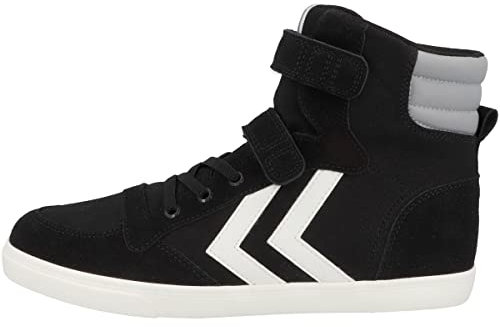 Hummel Unisex Kinder Slimmer Stadil High Jr Sneaker, Schwarz, 29 EU