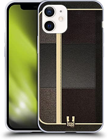 Head Case Designs Elegante Saquito Caso Funda de Gel Suave Compatible con Apple iPhone 12 Mini
