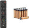 One For All Toshiba TV Fernbedienung - Funktioniert mit ALLEN Toshiba TV/Smart TV - die ideale TV-Ersatzfernbedienung - URC1919 & Amazon Basics AAA-Alkalibatterien, leistungsstark, 1,5 V, 20 Stück