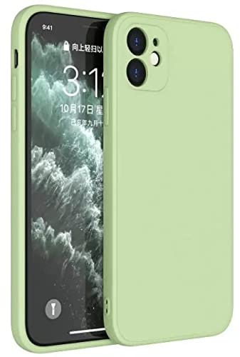 Handy Lux® Schutz Hülle Etui Silikon TPU Color Case Cover Design Motiv für Apple iPhone 12 Mini - Grün