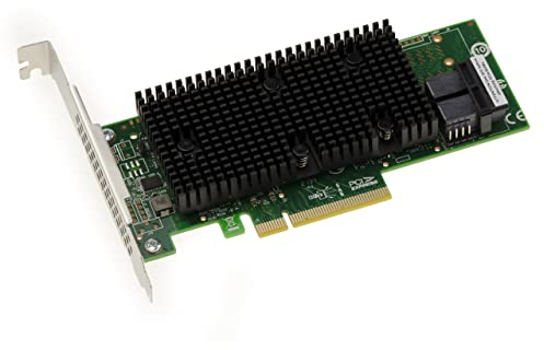 KALEA-INFORMATIQUE PCIe 3.1 SAS + SATA + NVMe 12GB Controller-Karte mit 8 internen Ports. OEM-Modell 9400-8i.