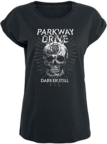 Parkway Drive Smoke Skull Frauen T-Shirt schwarz