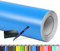 Folindo® Autofolie Hell Blau Matt (15€/m²) | 100 x 152 cm | + Rakel & Cutter | Selbstklebende Luftkanal Folie zur Auto Folierung | Blasenfrei