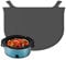 BAOK Slow Cooker Liner, 4 Stück | Auslaufsicherer Silikon-Trenner für Slow Cooker, 6-7QT, Edelstahlfarbe, 23,7 Liter Fassungsvermögen