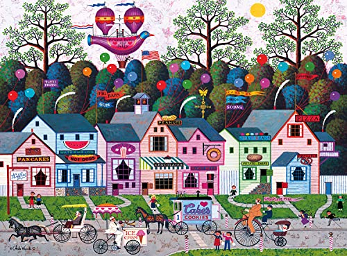 Buffalo Games - Silver Select - Charles Wysocki - Confection Street - 1000 Piece Jigsaw Puzzle