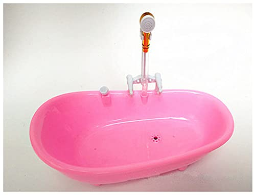 FrEshn Glas Lustige kreative Badewanne Cocktail Elektrische Zyklische Wassersprühkasse Milchshake Cold Getränke Bar Nachtclub Tiki Flip-Wein-Tumbler. Teekanne Glas (Size : Pink)