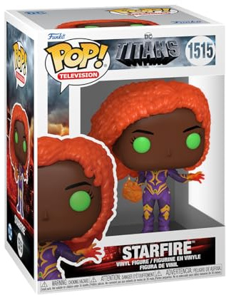 Funko POP! TV: DC Titans - Starfire | Offizielles Superheroes Merch - Vinyl Sammelfigur als Regal Deko - Geschenkidee zum Geburtstag für Fans und Sammler