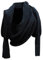 JAWSEU Winter Warm Gestrickter Schal Mit Ärmeln - Stricken Wickelschal Sweater Mode Winterschal Strickschals Cape Stola Für Damen