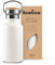 Bambaw Botella térmica 350 ml, Botella agua blanca, Botella agua acero inoxidable niños, Botella reutilizable, Botella agua gimnasio, Botella agua niños sin BPA – Blanco polar