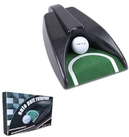 ANMEISH Golf Automatic Putting Cup, Golf Ball Returner Ball Automatic Putting Returning Machine Practice Hole for Indoor Outdoor Golfs Practice