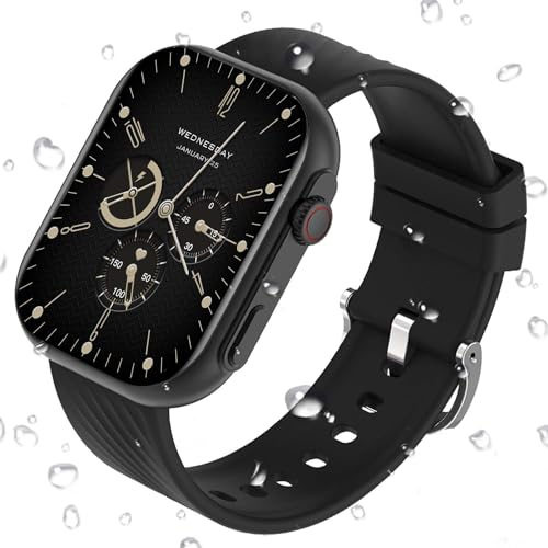 AVUMDA Orologio Smartwatch Uomo, 2.01 HD Smart Watch Effettua/Risposta Chiamate, 123 Modalità Sportive, Cardiofrequenzimetro/SpO2/Sonno,Contapassi, IP68 Orologio Sportivo Uomo per Android iOS