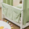 ALAVYA HOME® Betttasche aus Musselin 90x38 cm - Praktischer Organizer für Baby- und Kinderbett - Wechselkleidung & Windeln Hält alles ordentlich und griffbereit (Khaki)