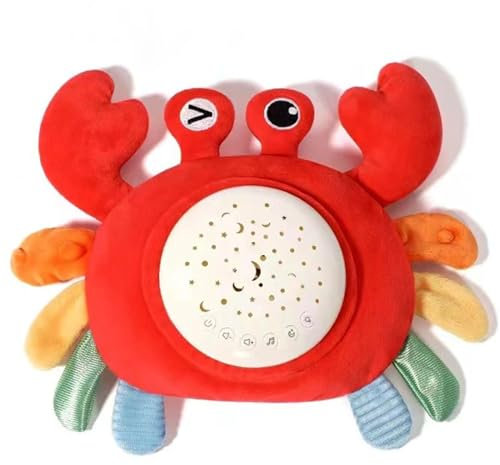 Baby Light Projector with Soothing Melodies, Baby Soother with Projector Night Light for Deep Restful Sleep, Sleep Sound Aid Soother Calming Music for Travel,Nursery,Bedroom,Car,Crib