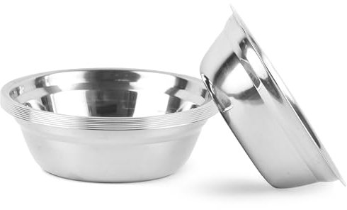 WENLISELL 8 PCS Stainless Steel Serving Bowl, Metal Deep Mixing Bowl, Stainless Steel Prep Bowls for Cooking