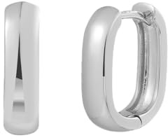 XENOX® Link Mni Creolen - Damen Ohrringe aus hochwertigem 925/- Sterlingsilber | XS91550