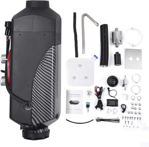 12 V/24 V 2 KW Luft-Dieselheizung, Standheizung mit Schalldämpfer, Fernbedienung, LCD-Schalter, Standheizung, schnelle Heizung, Heizlüfter (Farbe: 12 V)