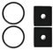 2 Dichtungen + 2 Dichtungen kompatibel mit Didiesse Frog (1)