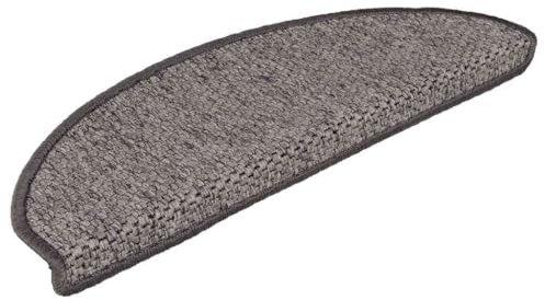 vidaXL Stufenmatten Selbstklebend Sisal-Optik 30 STK. 65x21x4cm Grau-Beige