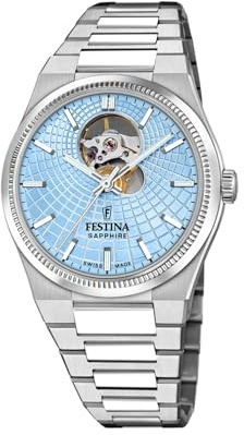 Festina Swiss Made Mens Steel Automatic Watch with Bracelet F20053/5