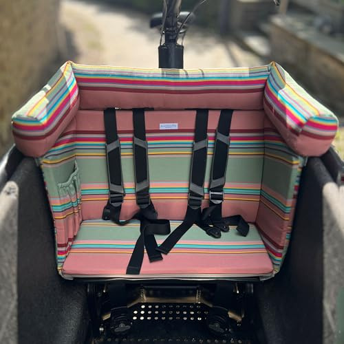 Blausberg Baby - Lastenrad Kissen für Urban Arrow Family & Family Next Sitzkissen, Zubehör, Kinderkissen, Wetterfestes Sitzpolsten