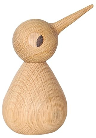 BESTYASH Kreative Holzvogel deko Kleine Simulation Vogel Ornament Naturgetreu mit Augen für Wohnzimmertisch Bücherregal Hochzeit Geschenk Nordische Holzdeko