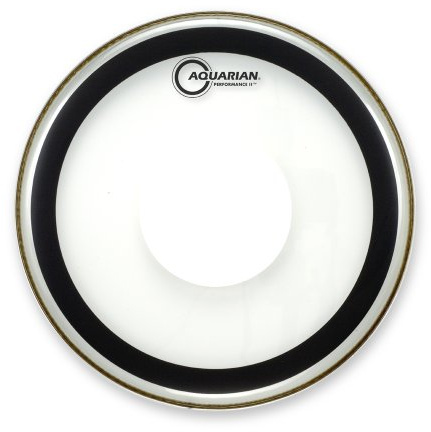 Aquarian PFPD13 Performance II Series - 13 inch - Powerdot Drumhead - Clear - W/Glue