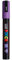 uni-ball 182534 - Marcatore POSCA con punta tonda media, viola