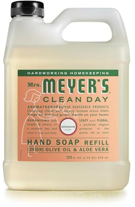 Mrs. Meyer'S Hand Soap Liq Refl Geranm 33 Fz