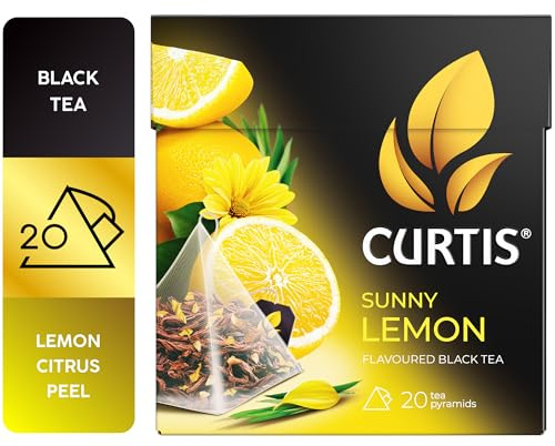 Schwarztee Curtis Sunny Lemon mit Zitrusgeschmack 20 Beutel