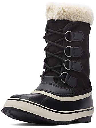Sorel WINTER CARNIVAL WATERPROOF Schneestiefel für Damen, Schwarz (Black x Stone), 37 EU