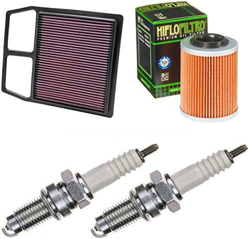 Luftfilter Ölfilter Zündkerzen für Commander 1000 XT DPS Baujahr 2011-2016 Servicekit Wartungskit