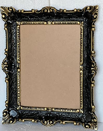 artissimo 3049 Cadre photo, style baroque, noir et doré, style baroque, 56 x 46 cm, antique, 30 x 40 cm
