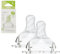 FARLIN Anti-Colic Teats for Baby Bottle, Breast-Like, Skinsoft Silicone Nipple, BPA Free - Size 3, Fast Flow, 6 Months + (Pack of 2)