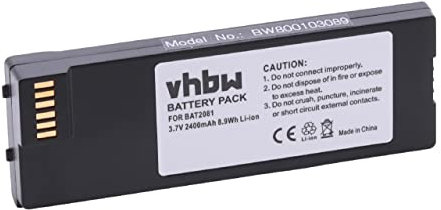 vhbw Batterie Remplacement pour Iridium BAT20801, BAT2081 pour Smartphone Satellite (2400mAh, 3,7V, Li-ION)