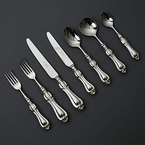 Albert Pattern 44 Piece Hallmarked Sterling Silver Canteen of Cutlery - Made in Sheffield by Legacy Silverware