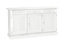 Mar.c.a. Design - Sideboard für Wohnzimmer, Sockel aus weißem Pappelholz, matt, Sideboard Kunst, Wohnzimmer mit 3 Türen - Made in Italy